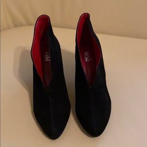 Juicy Couture Black Suede Bootie